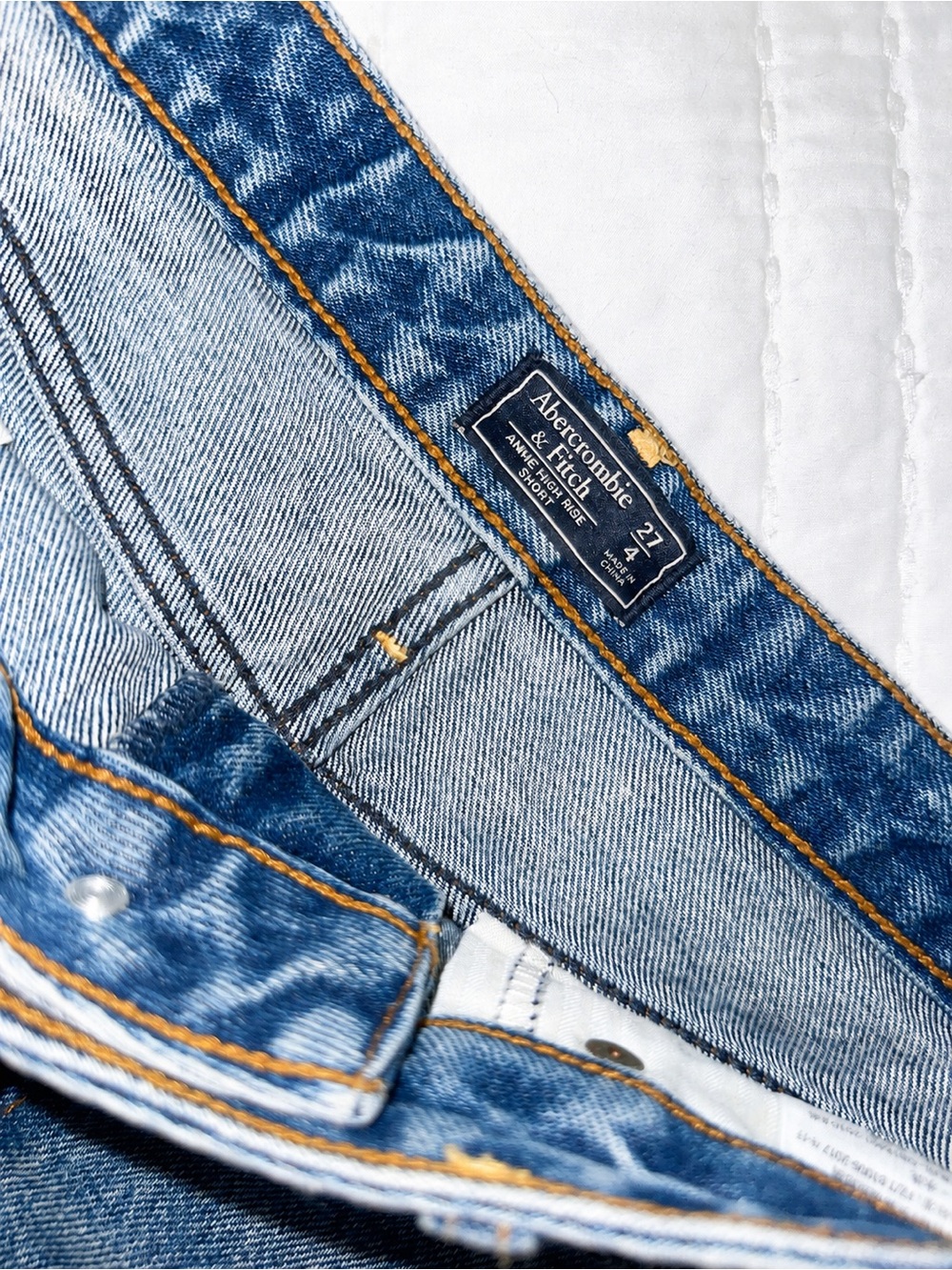 Abercrombie & Fitch Light Blue Women's Denim Shorts